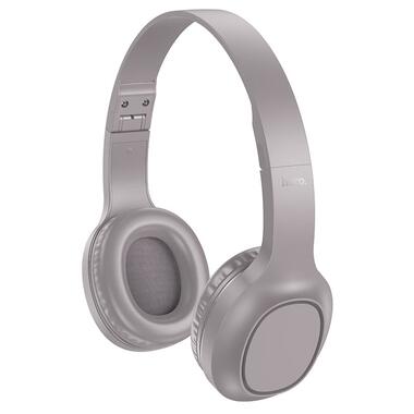 Накладні бездротові навушники Hoco W46 Charm Brown фото №2
