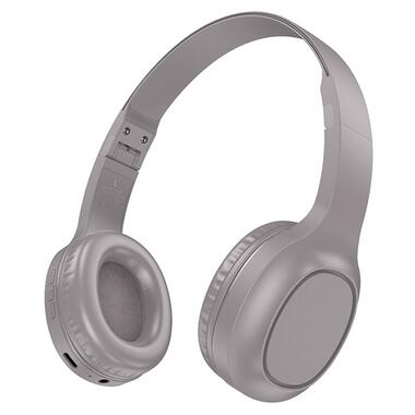 Накладні бездротові навушники Hoco W46 Charm Brown фото №1