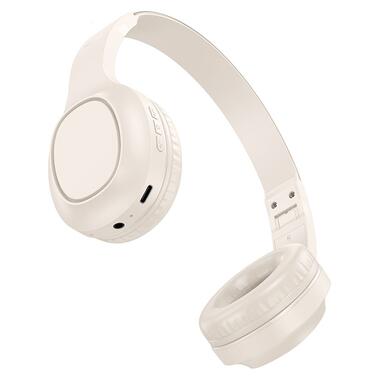 Накладні бездротові навушники Hoco W46 Charm Milky White фото №2