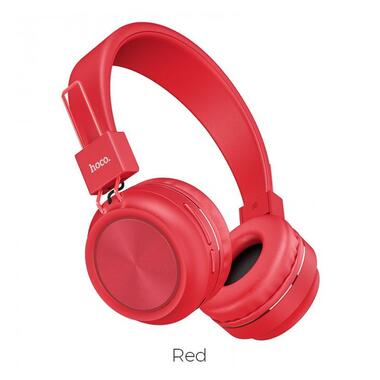 Бездротові Bluetooth навушники HOCO W25 Promise, Червоний (50107) фото №1
