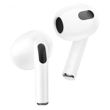 Навушники бездротові Bluetooth Hoco EW58 в кейсі, білі фото №5