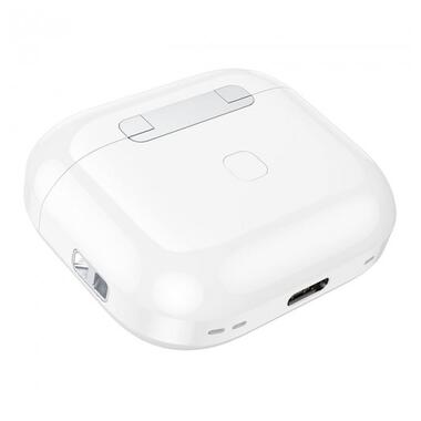 Навушники бездротові Bluetooth Hoco EW58 в кейсі, білі фото №4