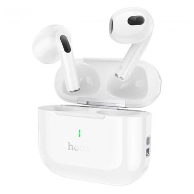 Навушники бездротові Bluetooth Hoco EW58 в кейсі, білі фото №1