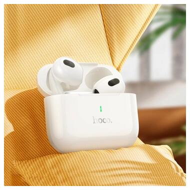 Навушники бездротові Bluetooth Hoco EW58 в кейсі, білі фото №6