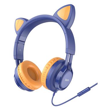 Гарнітура Hoco W36 Cat Ear Midnight Blue (W36MB) фото №1