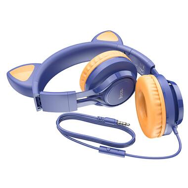 Гарнітура Hoco W36 Cat Ear Midnight Blue (W36MB) фото №2
