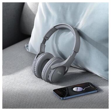 Навушники Hoco W40 Mighty Bluetooth 5.3 Gray (6931474784957) фото №3