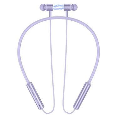Bluetooth Навушники Hoco ES69 Platium neck-mounted Purple фото №2