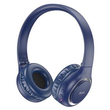 Навушники Hoco W41 Cham Bluetooth 5.3 Blue (6931474789273) фото №1