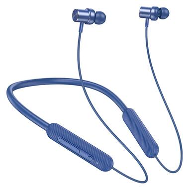 Bluetooth навушники Hoco ES70 Armour neck-mounted Blue фото №1