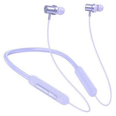 Bluetooth навушники Hoco ES70 Armour neck-mounted Purple фото №1