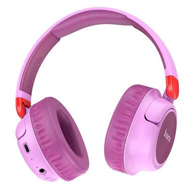 Накладні бездротові навушники Hoco W43 Adventure Purple фото №1