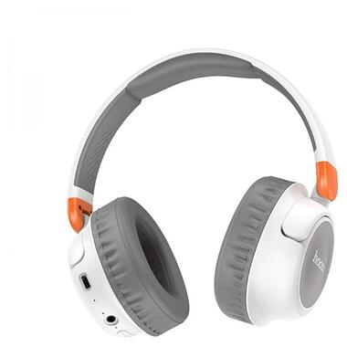 Накладні бездротові навушники Hoco W43 Adventure White фото №2