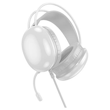 Накладні навушники Hoco W109 Rich gaming White фото №2