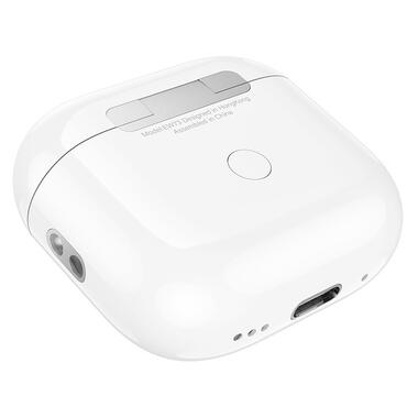 Наушники HOCO Cool color true wireless BT headset with touch screen EQ14 белые фото №6