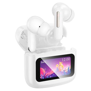 Наушники HOCO Cool color true wireless BT headset with touch screen EQ14 белые фото №1