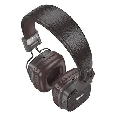 Наушники HOCO Earl BT headphones W56 коричневые фото №4