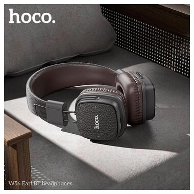 Наушники HOCO Earl BT headphones W56 коричневые фото №2