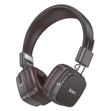 Наушники HOCO Earl BT headphones W56 коричневые фото №1