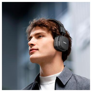 Наушники HOCO Earl BT headphones W56 черные фото №5