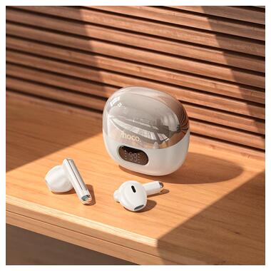Наушники HOCO Field ANC + ENC noise Cancelling true wireless BT headset EQ18 белые фото №4