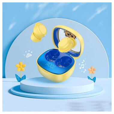 Наушники HOCO Friendly true wireless children BT headset EW111 желтые фото №3