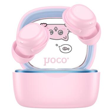 Наушники HOCO Friendly true wireless children BT headset EW111 розовые фото №2
