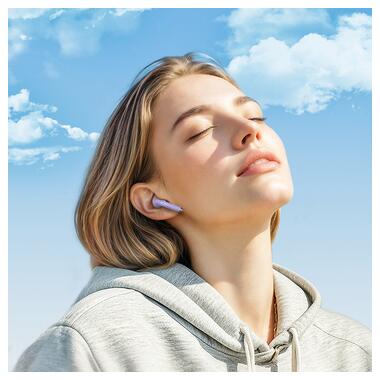 Наушники HOCO Graceful true wireless BT headset EW201 фиолетовые фото №4