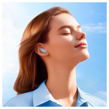 Наушники HOCO Praise true wireless ANC noise cancelling BT headset EQ17 синие фото №3