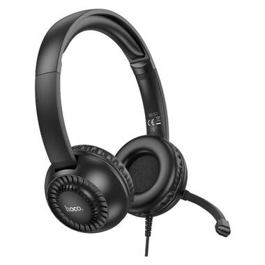 Наушники HOCO Pure headphones W112 черные фото №3