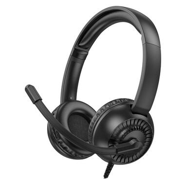 Наушники HOCO Pure headphones W112 черные фото №1
