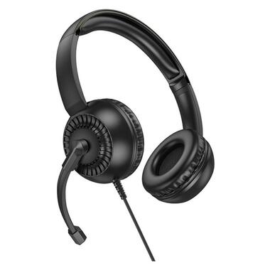 Наушники HOCO Pure headphones W112 черные фото №5