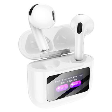 Наушники HOCO Randy true wireless BT headset with touch screen EW73 белые фото №2