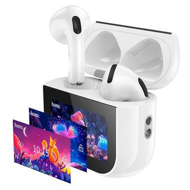 Наушники HOCO Sparkle true wireless touch screen BT headset EW82 белые фото №4