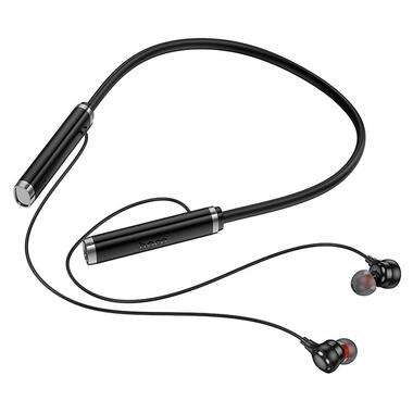 Наушники HOCO Benevolent neck-mounted BT earphones ES72 черные фото №2