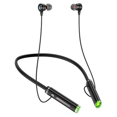 Наушники HOCO Benevolent neck-mounted BT earphones ES72 черные фото №1