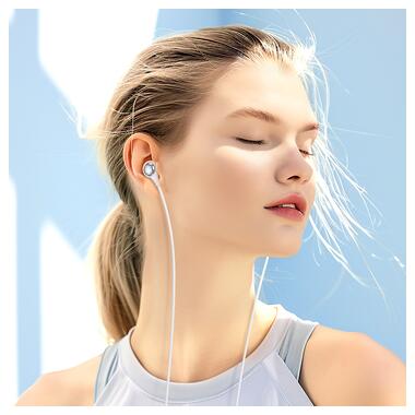 Наушники проводные HOCO M116 (Lightning) White (6942007644969) фото №4