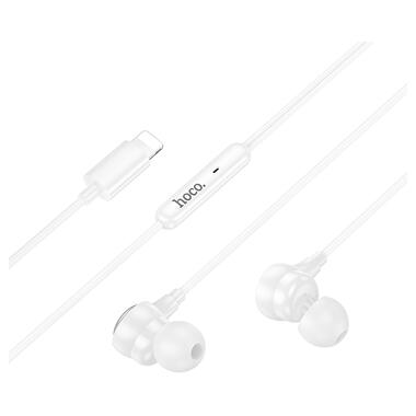 Наушники проводные HOCO M116 (Lightning) White (6942007644969) фото №3
