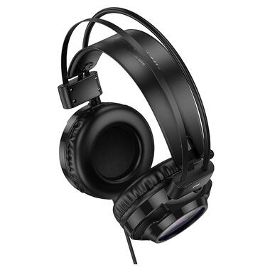 Наушники игровые HOCO W110 Resource gaming headphones Black (6942007634281) фото №3