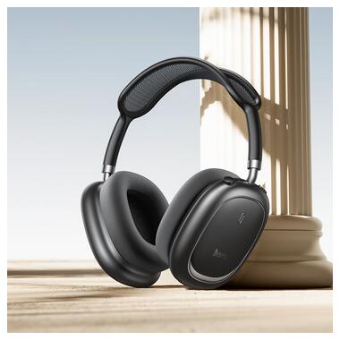 Беспроводные накладные наушники HOCO W68 Calma ANC noise-canceling BT headphones(App) Metal Gray (6942007674003) фото №5