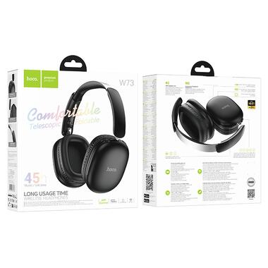Беспроводные накладные наушники HOCO W73 Graceful BT headphones(App) Black (6942007674867) фото №2