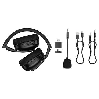 Наушники игровые HOCO W114 Magic four-mode gaming headphones Black (6942007671439) фото №6