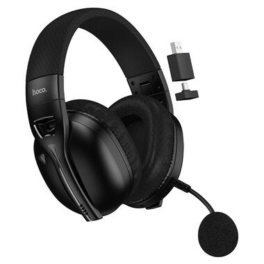 Наушники игровые HOCO W114 Magic four-mode gaming headphones Black (6942007671439) фото №1