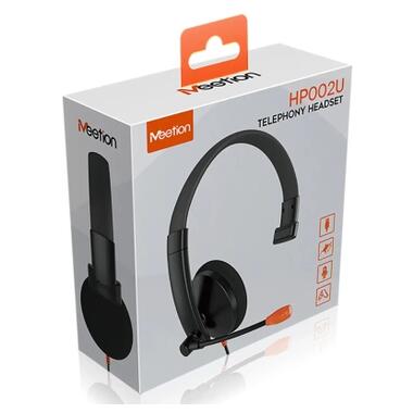 Наушники Meetion HP002U Black/Orange (MT-HP002U-A) фото №2