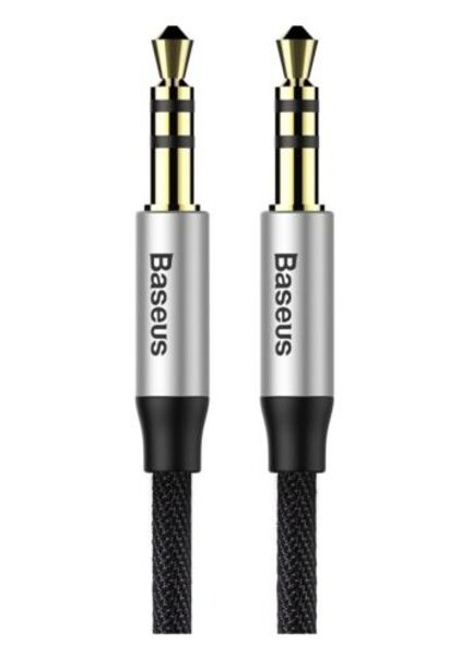 Кабель Baseus Audio Cable AUX 3.5mm Jack M30 Yiven 1m Black (CAM30-B91) фото №1