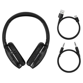 Навушники бездротові Baseus Encok D02 Pro Black (NGTD010301) фото №2