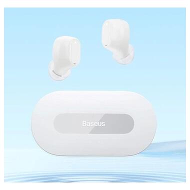 TWS-навушники Baseus Bowie EZ10 White TWS Bluetooth 5.3 білий  фото №2