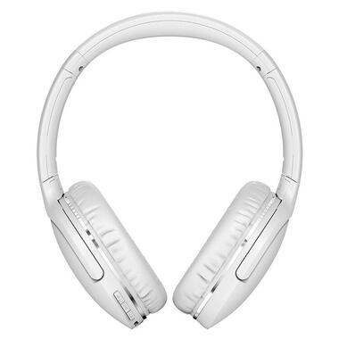 Накладні бездротові навушники Baseus Encok Wireless headphone D02 Pro (NGTD01030) White фото №1