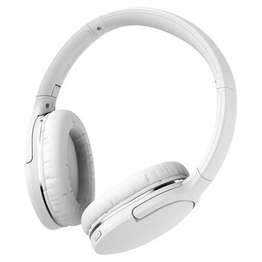 Накладні бездротові навушники Baseus Encok Wireless headphone D02 Pro (NGTD01030) White фото №2