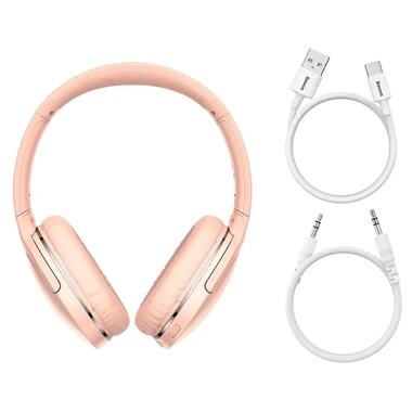 Навушники Baseus Encok Wireless headphone D02 Pro Pink фото №4